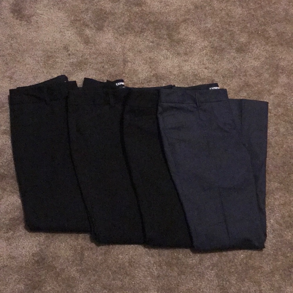 Lot of Express Slacks- size 4S and 4P